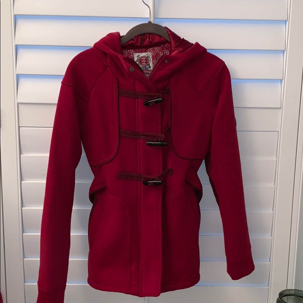 Three Stones Sweatshirt Toggle Zip up jacket